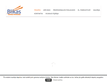 Tablet Screenshot of blikas.lt